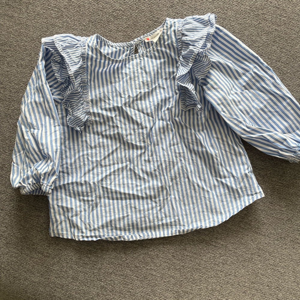 J. Crew crewcuts girls ruffle blouse